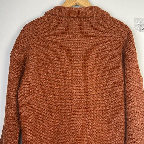 Madewell Rust Textured Coat - Picture 9 of 16